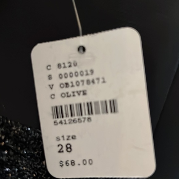 Free People khaki mini skirt. Gold zipper up front. - Picture 4 of 4